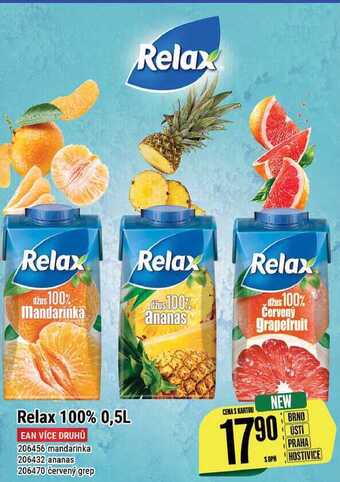 Tamda Foods Relax 100% 0,5l nabídka