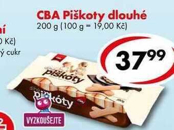CBA Cba piškoty dlouhé, 200 g nabídka