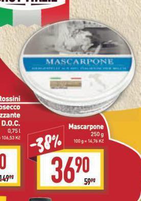 Billa Mascarpone nabídka