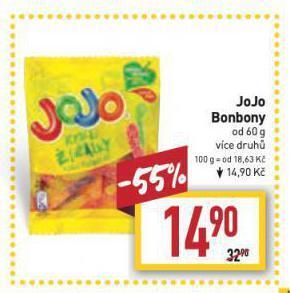 Billa Jojo bonbony nabídka