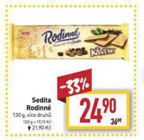 Billa Sedita rodinné nabídka