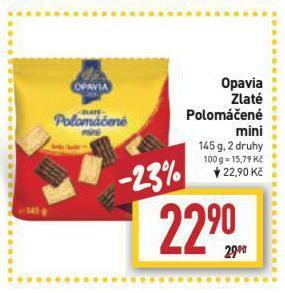 Billa Opavia zlaté polomáčené nabídka