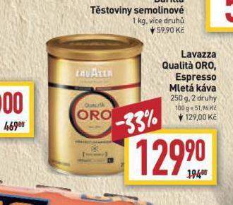 Billa Káva lavazza nabídka