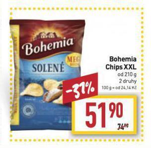 Billa Bohemia chips nabídka