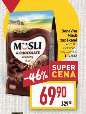 Billa Bonavita musli zapékané nabídka