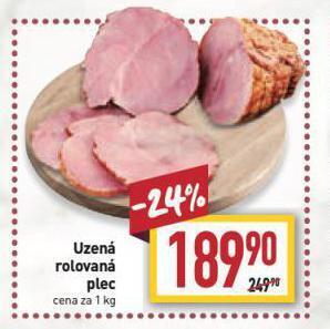 Billa Uzená rolovaná plec nabídka