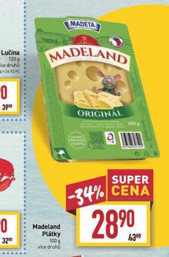 Billa Madeland sýr nabídka