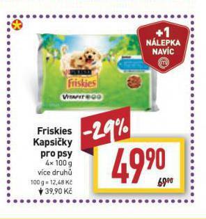 Billa Friskies kapsičky pro psy nabídka
