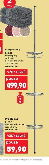 Kaufland Koupelnový regál nabídka
