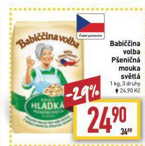 Billa Babiččina volba mouka nabídka