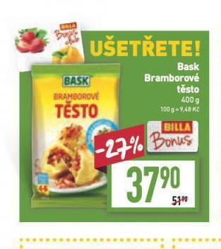 Bask bramborové těsto