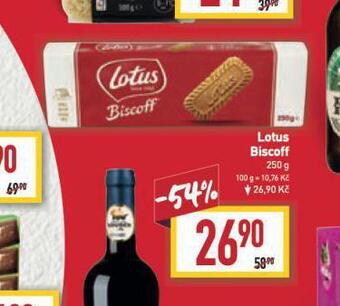 Billa Lotus biscoff sušenky nabídka