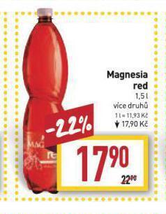 Billa Magnesia red nabídka