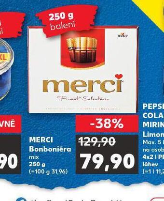 Kaufland Merci bonboniéra nabídka