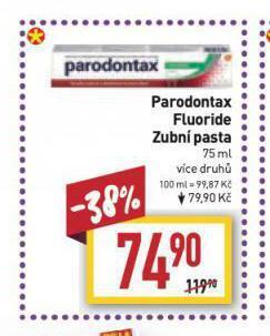 Billa Parodontax zubní pasta nabídka