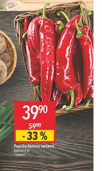 Globus Paprika ramiro červená nabídka