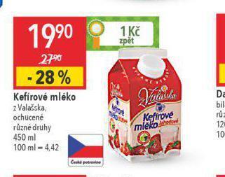 Globus Kefírové mléko nabídka