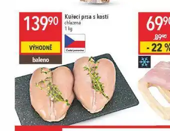 Globus Kuřecí prsa s kostí nabídka
