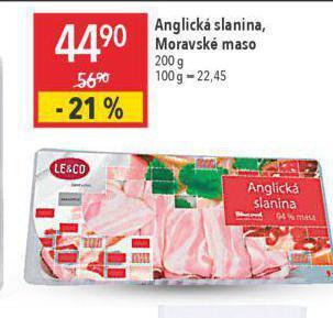 Globus Anglická slanina nabídka