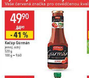 Globus Kečup gurmán nabídka
