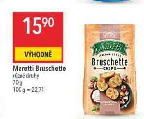 Globus Maretti bruschette nabídka