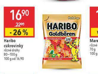 Globus Haribo cukrovinky nabídka