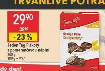 Globus Jeden tag piškoty s pomerančovou náplní nabídka