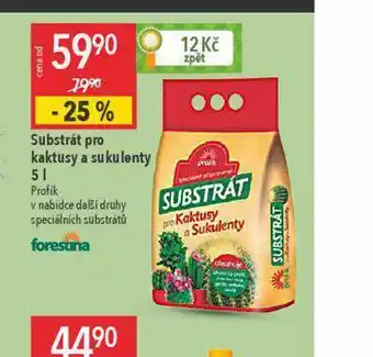 Globus Substrát pro kaktusy a sukulenty nabídka