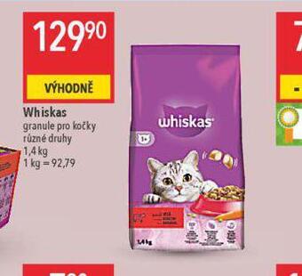 Globus Whiskas granule pro kočky nabídka