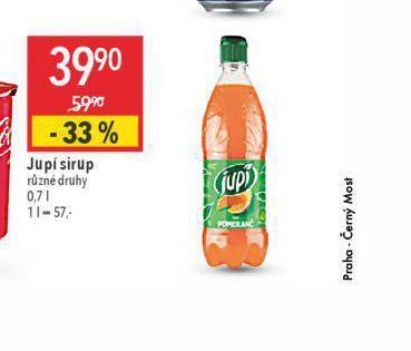 Globus Jupí sirup nabídka