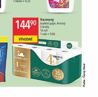 Globus Harmony toaletní papír nabídka