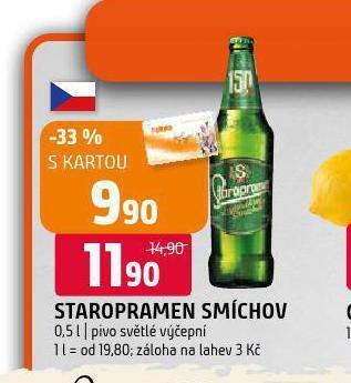 Terno Pivo staropramen nabídka
