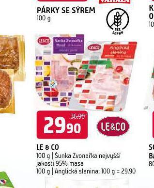 Terno Šunka zvonařka nabídka