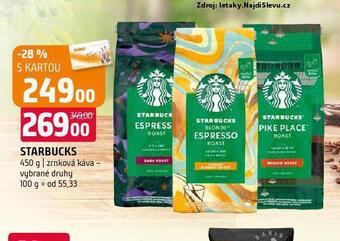 Terno Káva starbucks nabídka