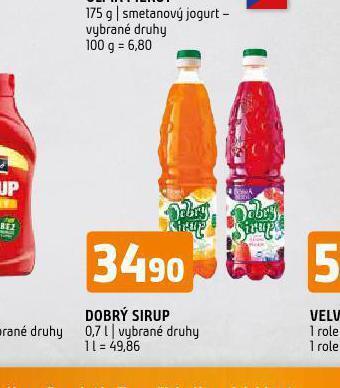 Terno Dobrý sirup nabídka