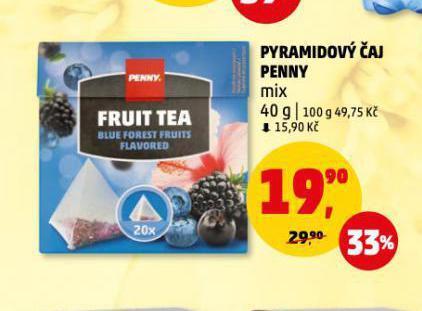 Penny Market Pyramidový čaj nabídka