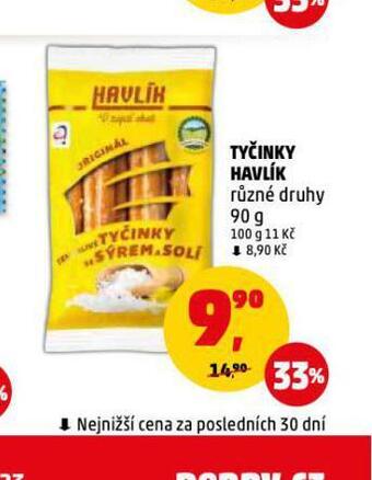 Penny Market Tyčinky havlík nabídka