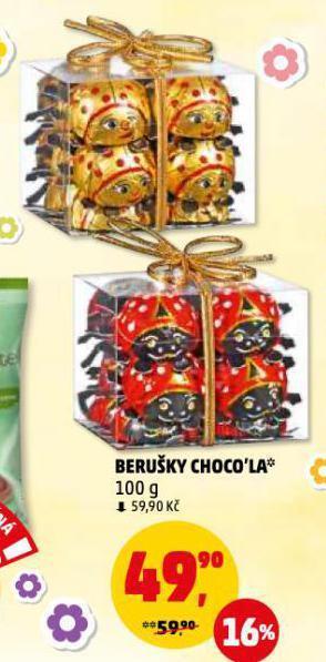 Penny Market Berušky choco´la nabídka