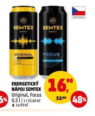 Penny Market Semtex energetický nápoj nabídka