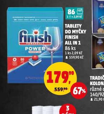 Penny Market Finish tablety do myčky nabídka