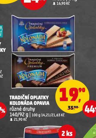Penny Market Tradiční oplatky kolonáda opavia nabídka