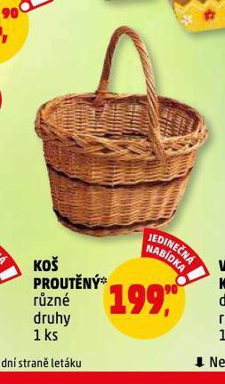 Penny Market Koš proutěný nabídka