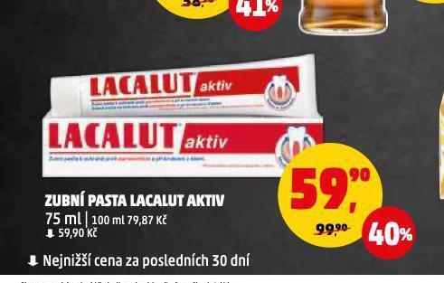 Penny Market Lacalut aktiv zubní pasta nabídka