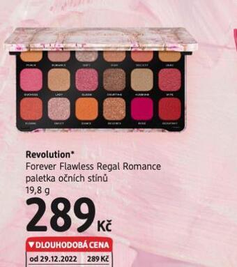 dm drogerie Revolution paletka očních stínů nabídka