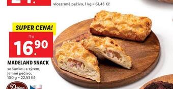 Lidl Madeland snack nabídka