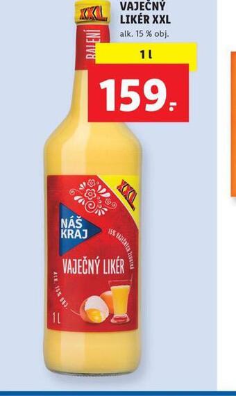 Lidl Vaječný likér xxl nabídka
