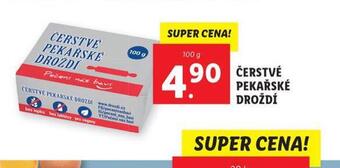 Lidl Čerstvé pekařské droždí nabídka