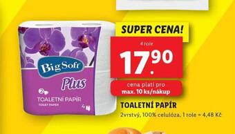 Lidl Big soft toaletní papír nabídka