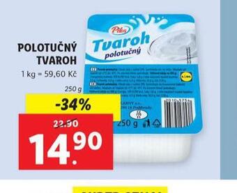 Lidl Polotučný tvaroh nabídka