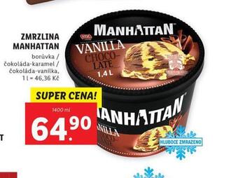Lidl Zmrzlina manhattan nabídka